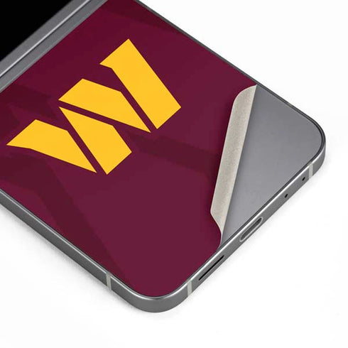 NFL Washington Commanders Large Logo Galaxy Z Flip6 Skin